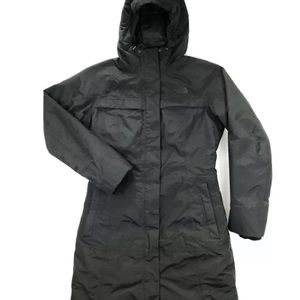 Womens North Face Goose Down coat parka long thick